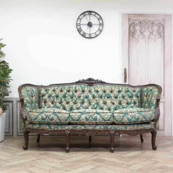 3人掛けソファ・アンティークテイスト 1008-3-5F102B 新着アンティーク