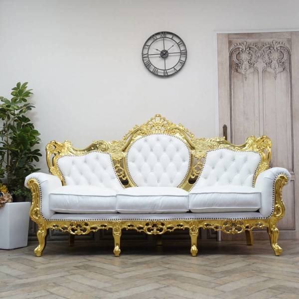 アンティーク　ソファ 3人掛けソファ・アンティークテイスト 1011-3-10L16B 新着アンティーク