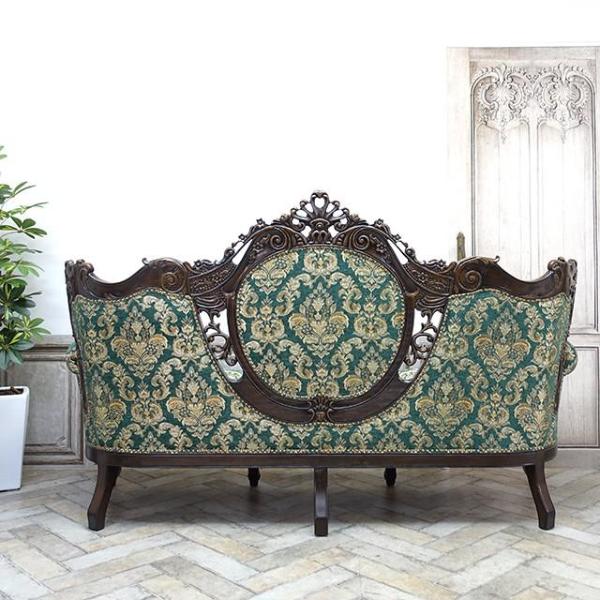 3人掛けソファ・アンティークテイスト 1011-3-5F102 新着アンティーク