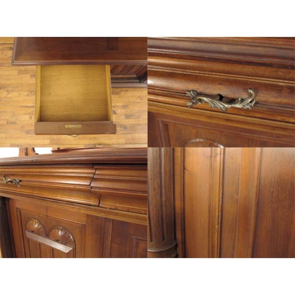 1900年頃 マホガニー材 フランス アンティーク・キャビネット