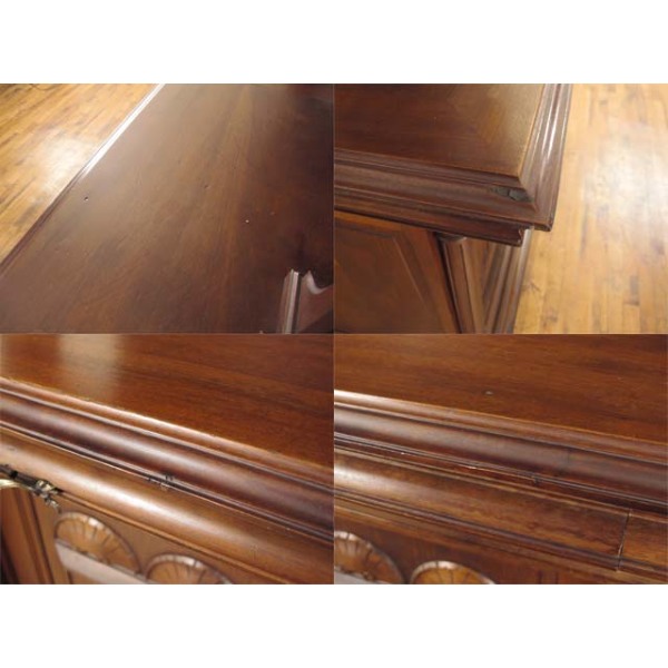 1900年頃 マホガニー材 フランス アンティーク・キャビネット