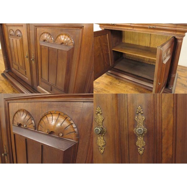 1900年頃 マホガニー材 フランス アンティーク・キャビネット