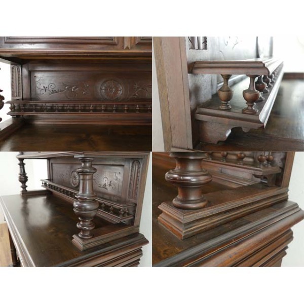 1900年頃 ウォールナット材 フランス アンティーク・キャビネット