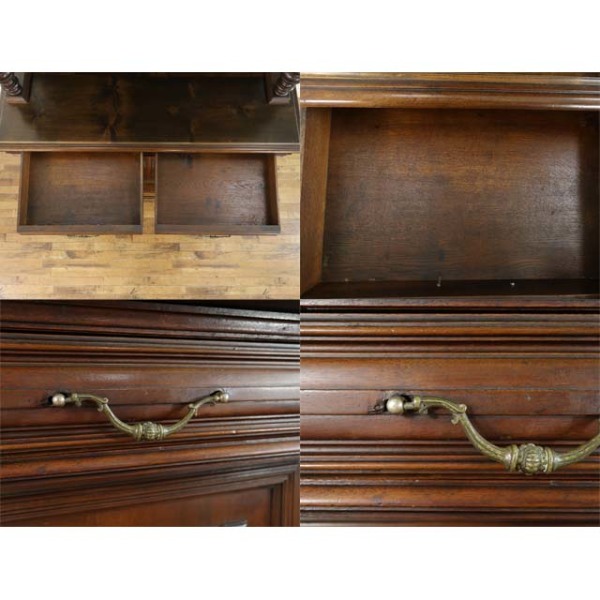 1900年頃 ウォールナット材 フランス アンティーク・キャビネット