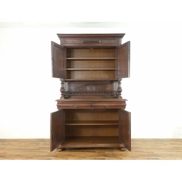 1900年頃 ウォールナット材 フランス アンティーク・キャビネット