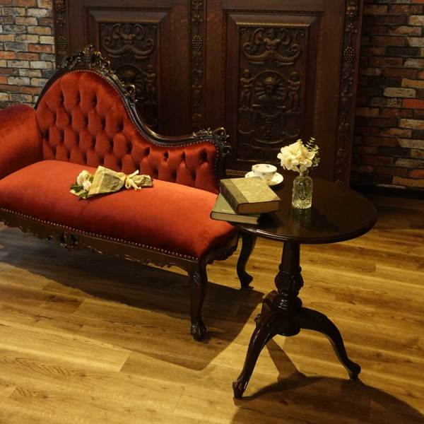 英国 アンティーク 家具 コーヒーテーブル センターテーブル 猫