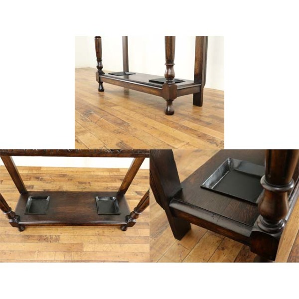 1900年頃 オーク材 イギリス アンティーク・ステッキスタンド