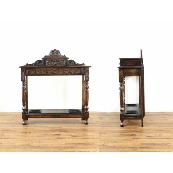 アンティーク　キャビネット 1900年頃 オーク材 イギリス アンティーク・ステッキスタンド