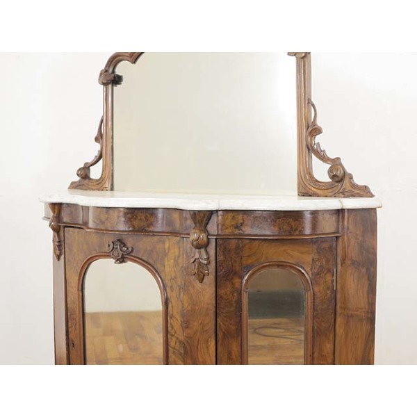 イギリス アンティーク家具 クレデンザ 1880年頃 ウォールナット