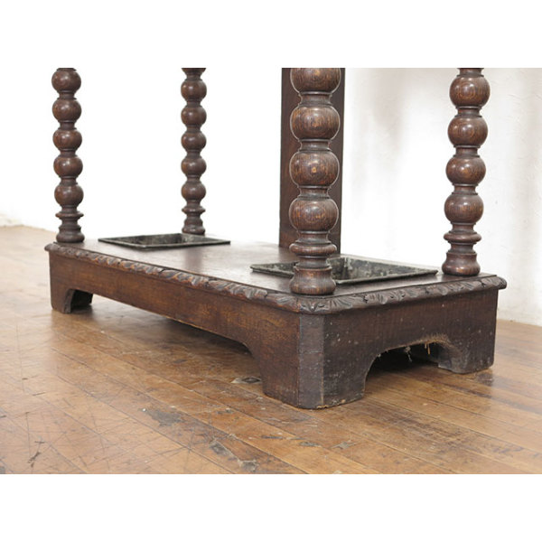 イギリスアンティーク　オーク材　ホールスタンド イギリスアンティーク オーク材 ホールスタンド