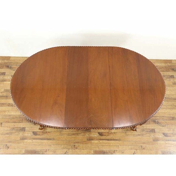 1920年頃 マホガニー材 イギリス アンティーク・ダイニングテーブル