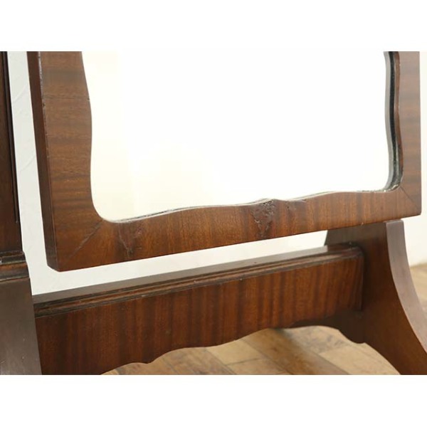 1920年頃 マホガニー材 イギリス アンティーク・ミラー antique58180