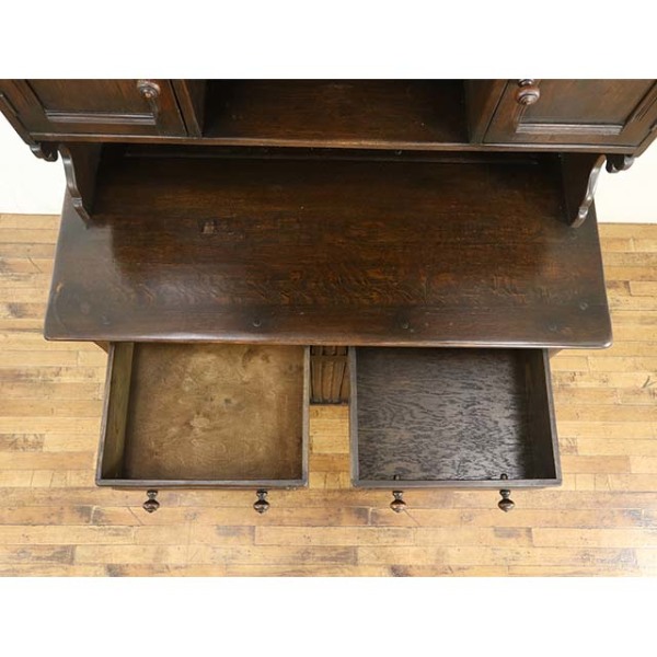 1940年頃 オーク材 イギリス アンティーク・カップボード antique58252
