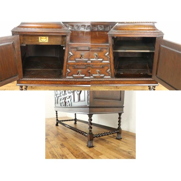 イギリス アンティーク　家具 サイドボード 1950年頃 311A Lloyd's Antiques Real Antique Sideboard / ロイズ