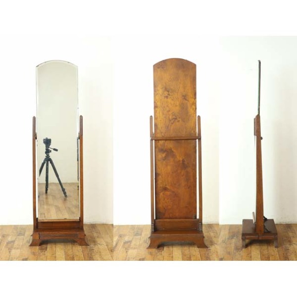 1930年頃 オーク材 イギリス アンティーク・ミラー antique58451 新着