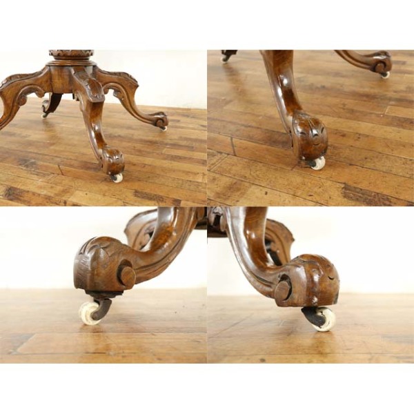 イギリス アンティーク 家具 ダイニングテーブル 1900年頃 621A