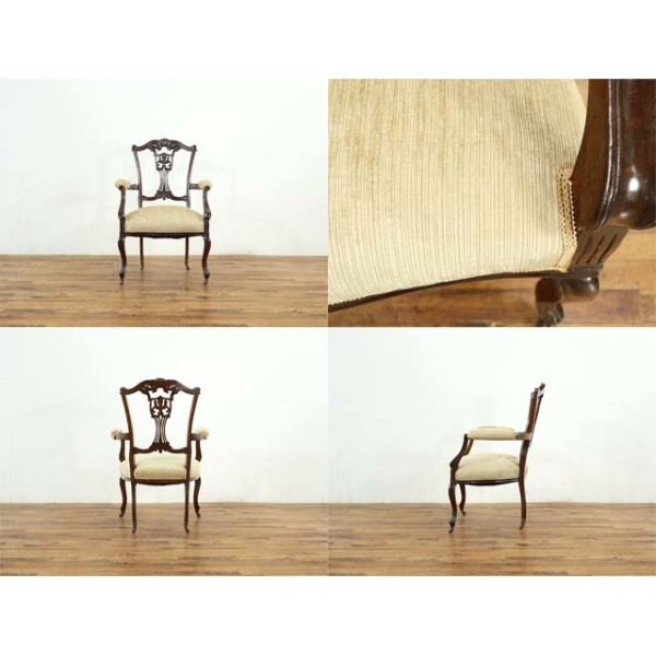 1900年頃 マホガニー材 イギリス アンティーク・チェア antique58855