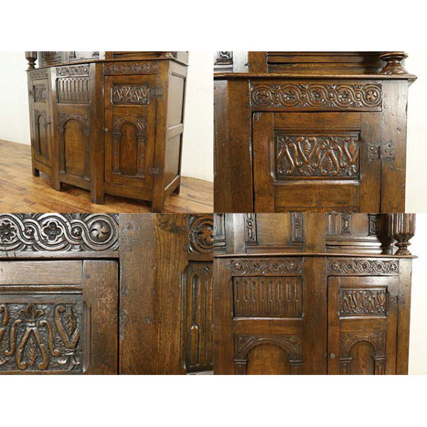 1920年頃 オーク材 イギリス アンティーク・キャビネット antique59047
