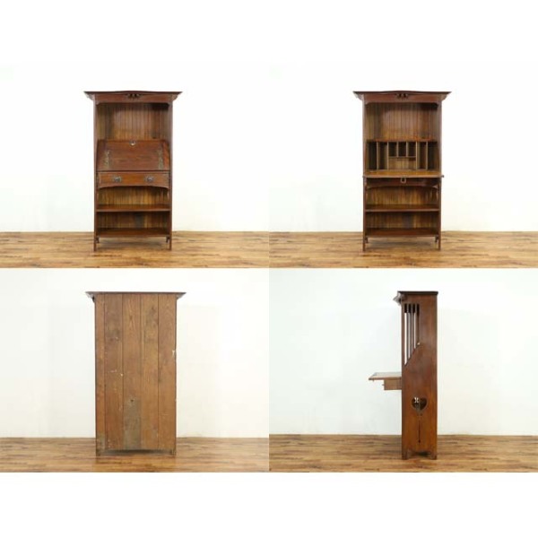 1910年頃 オーク材 イギリス アンティーク・ビューロー antique59065