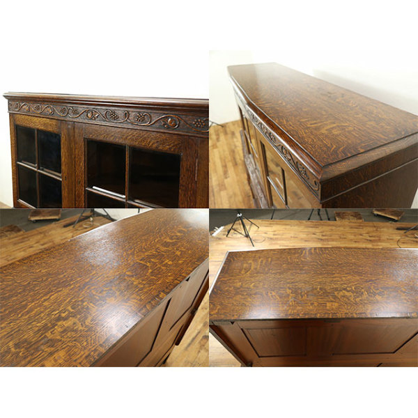1910年頃 オーク材 イギリス アンティーク・キャビネット antique59231