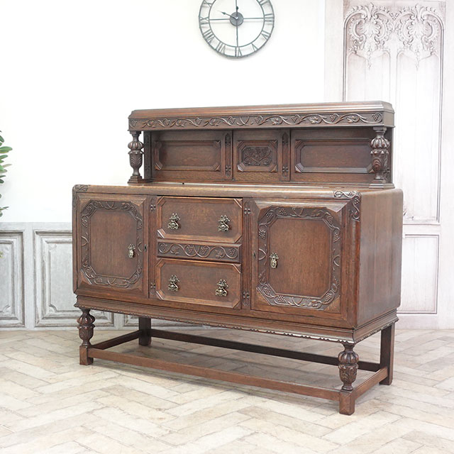 1920年頃 オーク材 イギリス アンティーク・サイドボード antique59376