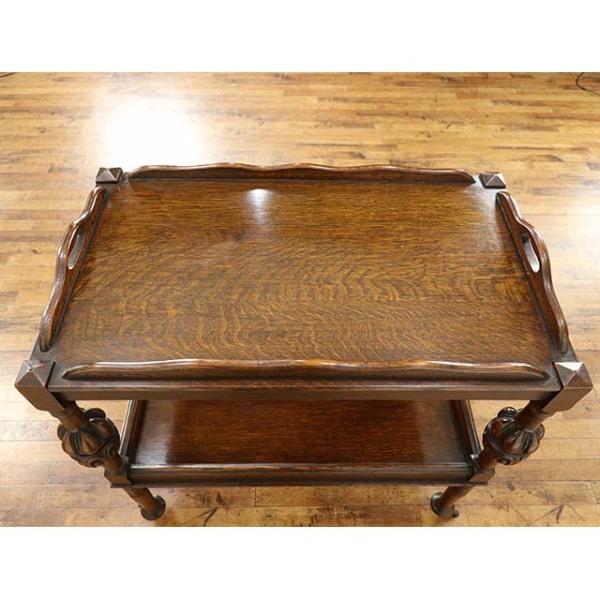 1910年頃 オーク材 イギリス アンティーク・ワゴン antique59389