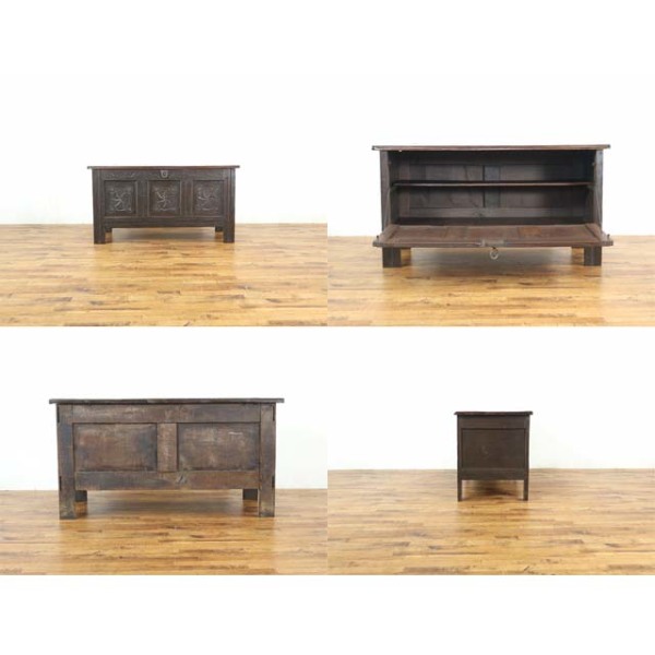 1900年頃 オーク材 イギリス アンティーク・キャビネット antique59404