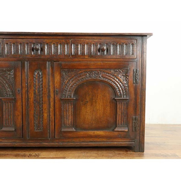イギリスアンティーク 1920年頃 オーク材 イギリス アンティーク・カウンター antique59495