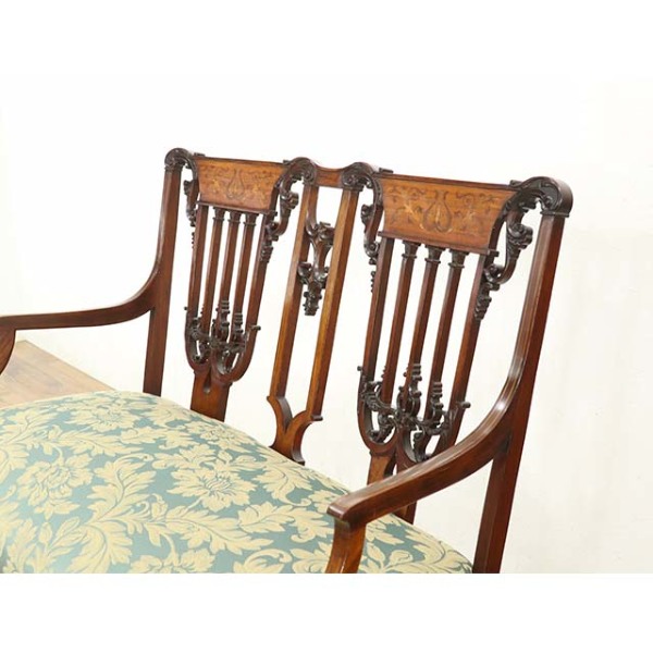 イギリス 1910年頃 シェーズロング アンティーク 張替済 長椅子 イギリス 1910年頃 シェーズロング アンティーク 張替済 長椅子