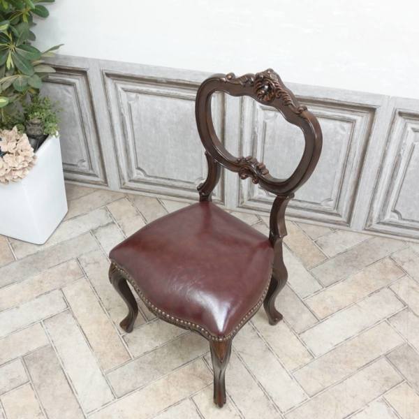 シングル　アンティークスタイルチェア シングル アンティークスタイルチェア