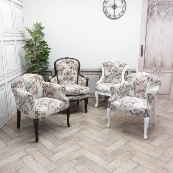 アンティーク家具(アームチェア) シックなシルエット♪ アームチェア VC104-113001｜ヴィンテージ