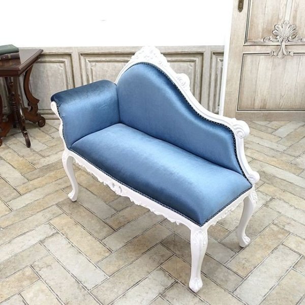 プチカウチソファ・アンティークテイスト 6102-18F92 新着アンティーク