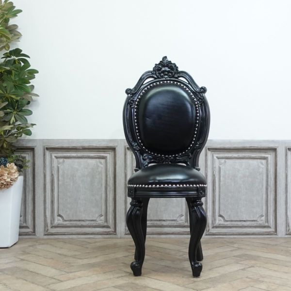 シングルチェア アンティークテイスト 6112-8L17B 新着アンティーク