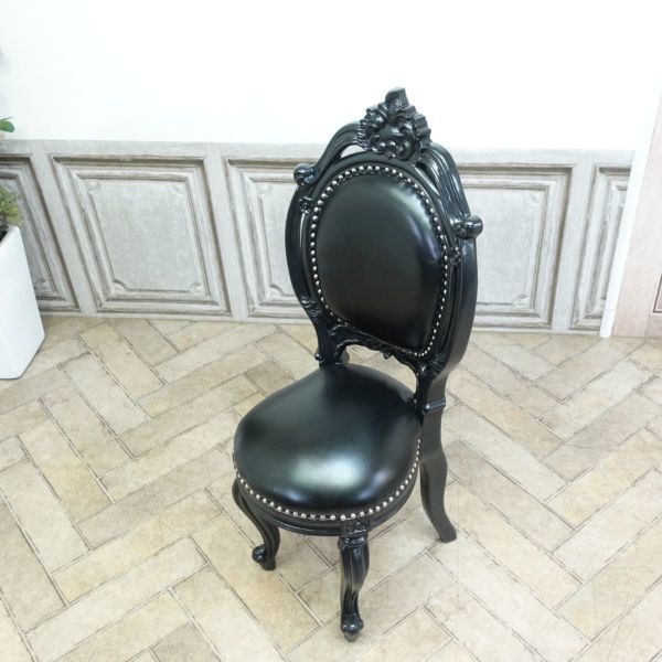 シングルチェア アンティークテイスト 6112-8L17B 新着アンティーク