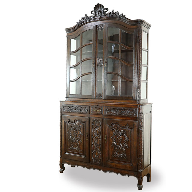 フランスアンティークキャビネット 1880年頃 オーク材 フランス アンティーク・キャビネット antique62741