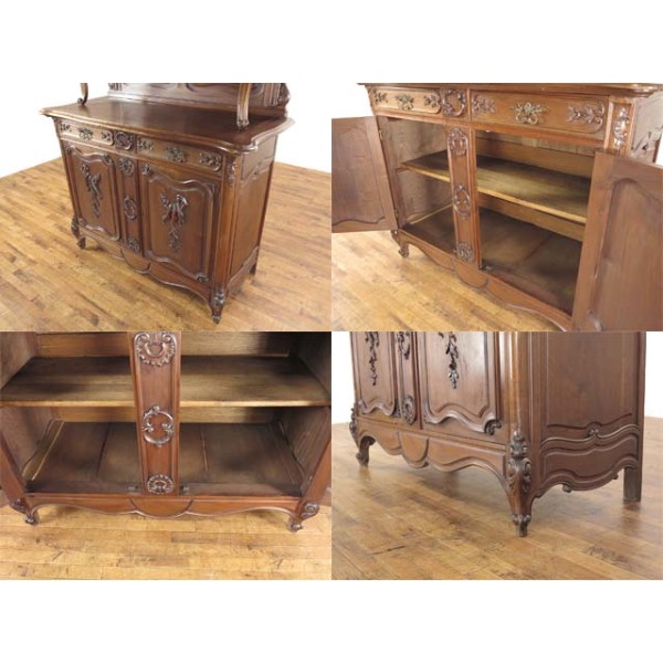 1880年頃 ウォールナット材 フランス アンティーク・キャビネット