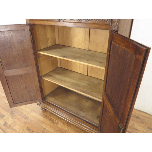 【定価税抜35万】キャビネット フランスアンティーク家具店購入品。ビンテージ 1880年頃 オーク材 フランス アンティーク・キャビネット