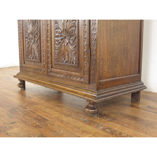 1880年頃 オーク材 フランス アンティーク・キャビネット antique62983