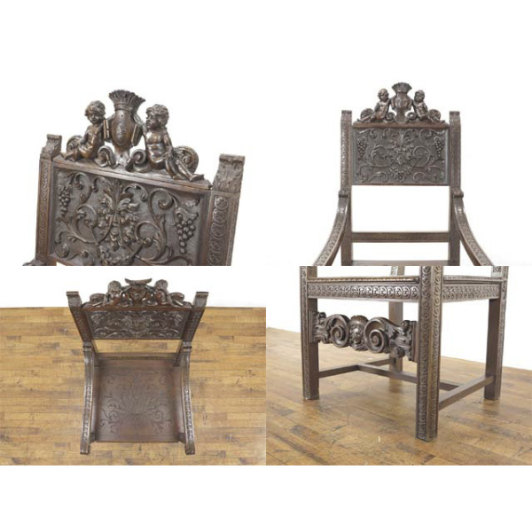 プランターアンティーク家具19世紀イタリア