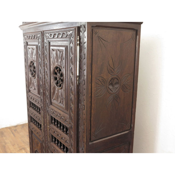 1880年頃 オーク材 フランス アンティーク・キャビネット antique63107