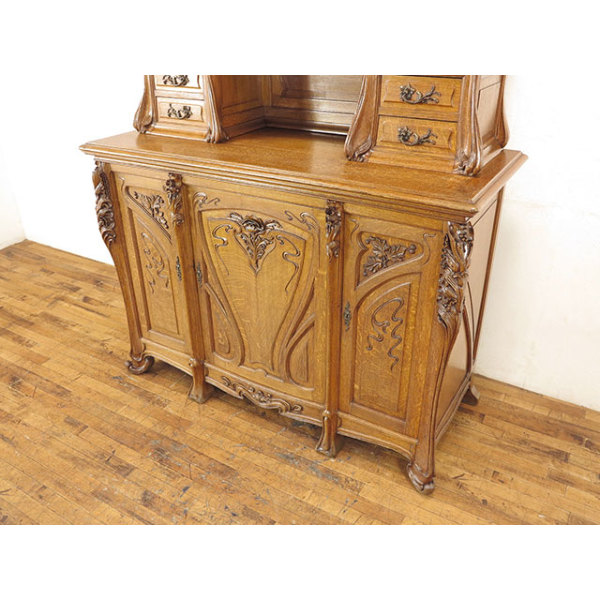 1900年頃 オーク材 フランス アンティーク・キャビネット