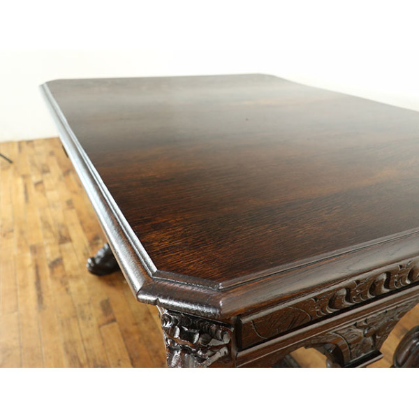 アンティーク　テーブル 1910年頃 オーク材 フランス アンティーク・テーブル