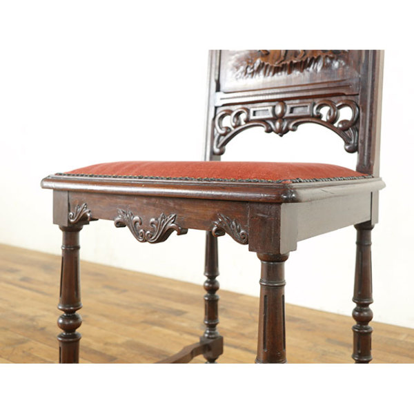 1900年頃 マホガニー材 フランス アンティーク・チェア antique63854d