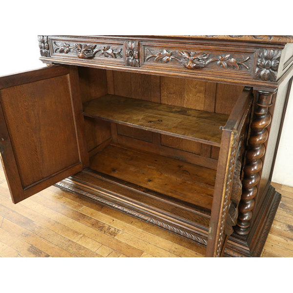 1900年頃 オーク材 フランス アンティーク・キャビネット antique64435