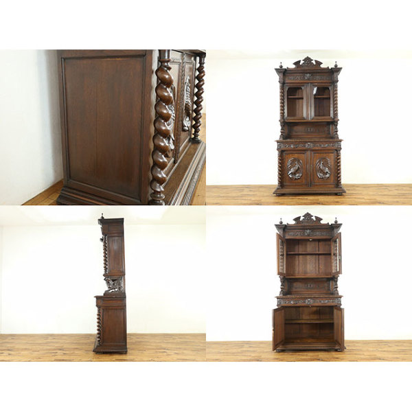 1900年頃 オーク材 フランス アンティーク・キャビネット antique64435