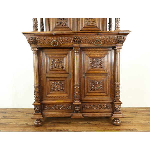 1900年頃 オーク材 フランス アンティーク・キャビネット