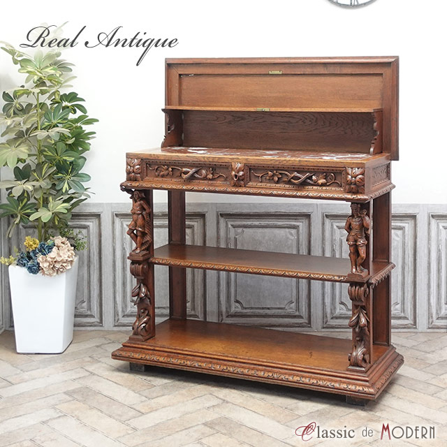 1900年頃 オーク材 フランス アンティーク・キャビネット antique64492