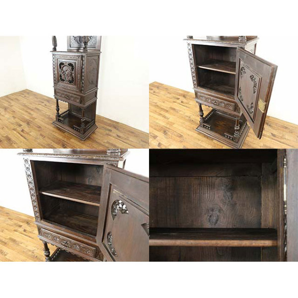 フランスアンティーク木製キャビネット フランスアンティーク|木製キャビネットA - L'atelier Brocante