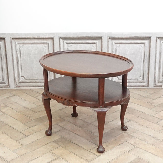 1920年頃 オーク材 フランス アンティーク・サイドテーブル