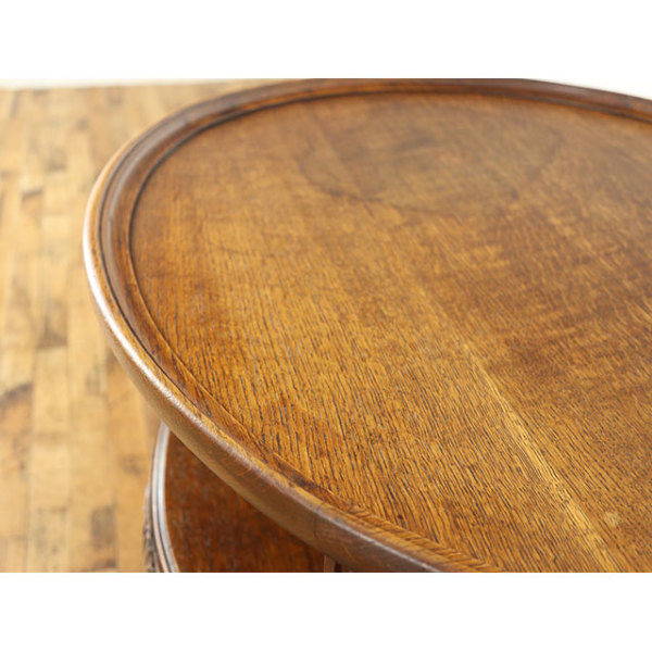 1920年頃 オーク材 フランス アンティーク・サイドテーブル